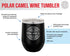 Laser Engraved Knitting Juice Wine Tumbler